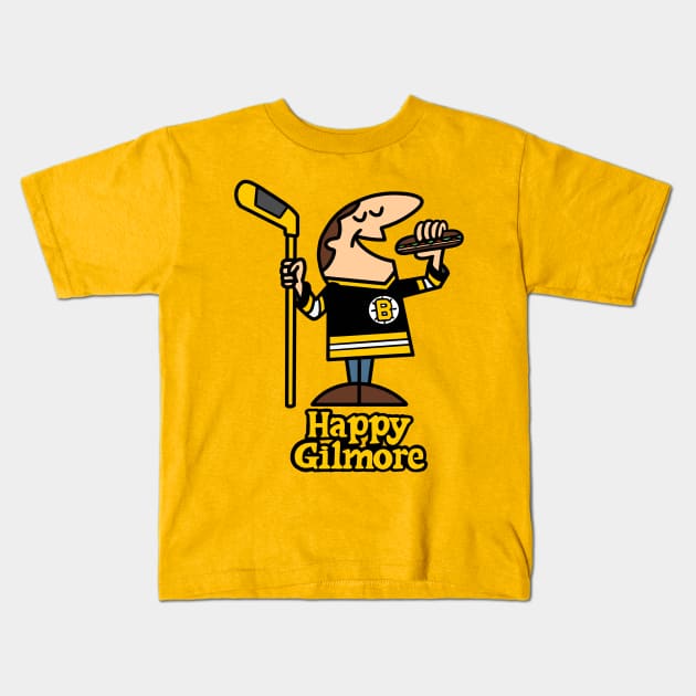 Happy Gilmore Kids T-Shirt by harebrained